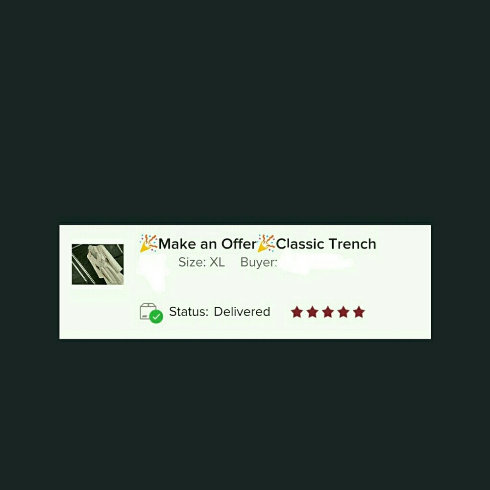 🎉Make an Offer🎉Classic Trench - Picture 5 of 5